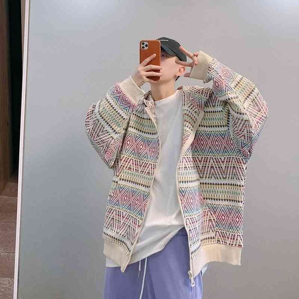 autumn guochaogao street new color woven vertical cut off shoulder hooded sweater men's coat, Black
autumn guochaogao street new color woven vertical cut off shoulder hooded sweater men's coat, Black