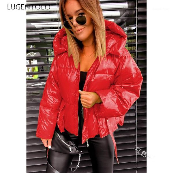 women's down & parkas hooded women autumn winter large size coat female punk loose solid zipper pocket street short, Black
women's down & parkas hooded women autumn winter large size coat female punk loose solid zipper pocket street short, Black