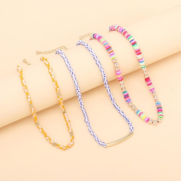 chokers bohemia multilayer colorful beads beaded short choker necklace for women charms statement fashion party summer jewelry, Golden;silver
chokers bohemia multilayer colorful beads beaded short choker necklace for women charms statement fashion party summer jewelry, Golden;silver