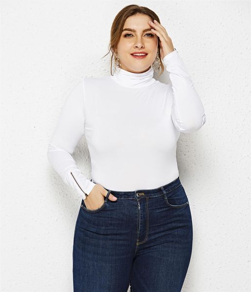 plus size bodysuit turtleneck long women romper slevee solid playsuit high elastic jumpsuit oversize 6xl autumn, Black;white
plus size bodysuit turtleneck long women romper slevee solid playsuit high elastic jumpsuit oversize 6xl autumn, Black;white