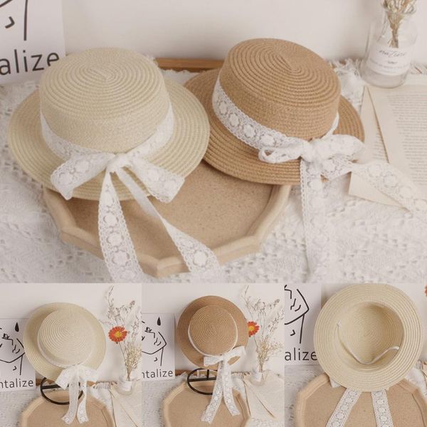 wide brim hats toddler kids baby summer woven straw sun hat with lace ribbon bow floppy sunscreen beach cap chin strap, Blue;gray
wide brim hats toddler kids baby summer woven straw sun hat with lace ribbon bow floppy sunscreen beach cap chin strap, Blue;gray