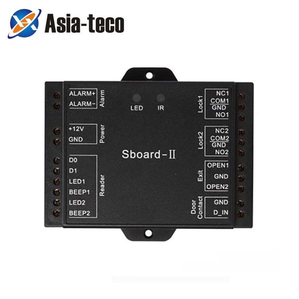 sboard-ii mini network 2 door access controller board data can be transferred connect with any reader wiegand 26~37 output
sboard-ii mini network 2 door access controller board data can be transferred connect with any reader wiegand 26~37 output