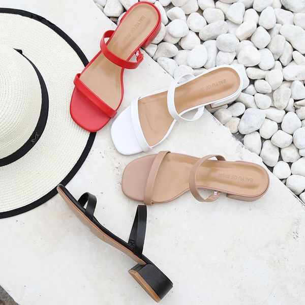 slippers 3.5cm square high heels women 2021 summer slide sandals shoes narrow band casual pumps elegant lady work footwear, Black
slippers 3.5cm square high heels women 2021 summer slide sandals shoes narrow band casual pumps elegant lady work footwear, Black