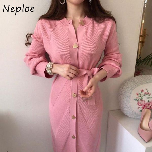 casual dresses french elegant long sleeve robe round neck chic heart button vestidos korean lace bow knot waist knitted dress women, Black;gray
casual dresses french elegant long sleeve robe round neck chic heart button vestidos korean lace bow knot waist knitted dress women, Black;gray