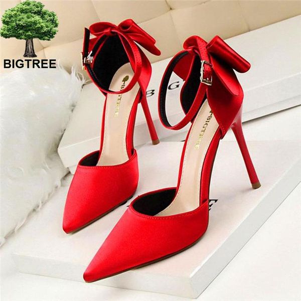 sandals bigtree sweet bowtie buckle women autumn fashion solid silk shallow pointed toe women's high heels shoes, Black
sandals bigtree sweet bowtie buckle women autumn fashion solid silk shallow pointed toe women's high heels shoes, Black