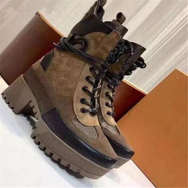 boots ankle genuine leather round toe thick heel floral printed platform short autumn winter lace up shoes women, Black
boots ankle genuine leather round toe thick heel floral printed platform short autumn winter lace up shoes women, Black