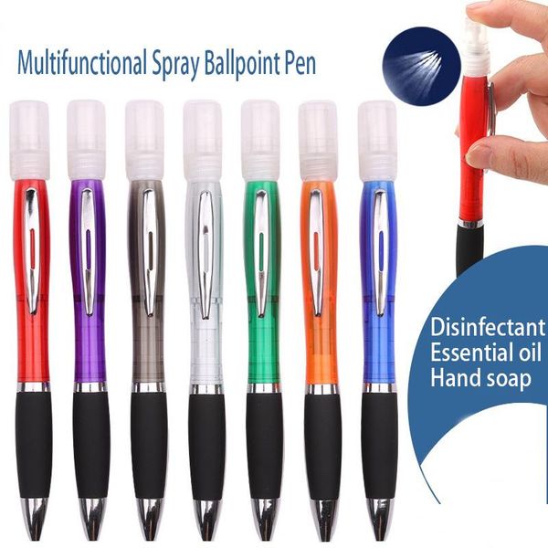 ballpoint pens multifunctional spray pen portable plastic disinfectant with mini refillable perfume bottle stationery supplies, Blue;orange
ballpoint pens multifunctional spray pen portable plastic disinfectant with mini refillable perfume bottle stationery supplies, Blue;orange