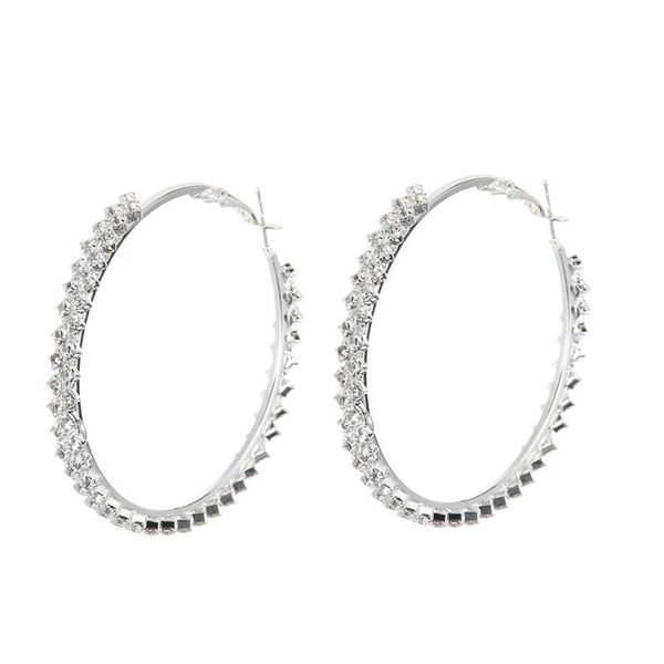 hoop & huggie double layer crystal earrings for women fashion large round rhinestone earring jewelry exquisite gift boucles d'oreilles, Golden;silver
hoop & huggie double layer crystal earrings for women fashion large round rhinestone earring jewelry exquisite gift boucles d'oreilles, Golden;silver