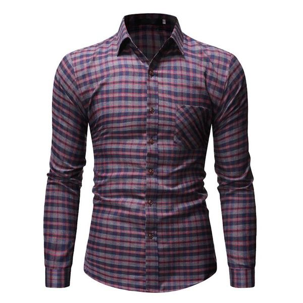 men's casual shirts autumn and winter classic plaid series slim long-sleeved shirt s-xxl suitable for european american men, White;black
men's casual shirts autumn and winter classic plaid series slim long-sleeved shirt s-xxl suitable for european american men, White;black