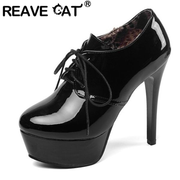 reave cat woman pumps round toe 13cm thin high heels patent leather lace up cross-tied platforms large size 33-45 casual a2874 210610, Black
reave cat woman pumps round toe 13cm thin high heels patent leather lace up cross-tied platforms large size 33-45 casual a2874 210610, Black