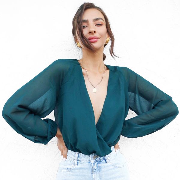 2021 summer women jumpsuit casual new full sleeve v-neck chiffon solid color regular bottoming slim wild jumpsuits uey1, Black;gray
2021 summer women jumpsuit casual new full sleeve v-neck chiffon solid color regular bottoming slim wild jumpsuits uey1, Black;gray
