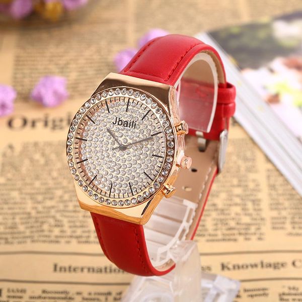 wristwatches women quartz watches leather band diamond dial wrist girl fashion casual gift clock marcas famosa, Slivery;brown
wristwatches women quartz watches leather band diamond dial wrist girl fashion casual gift clock marcas famosa, Slivery;brown