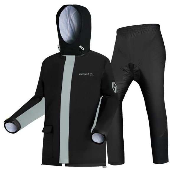 raincoats cycling outdoor fashion rainproof double-layer split reflective raincoat suit black
raincoats cycling outdoor fashion rainproof double-layer split reflective raincoat suit black