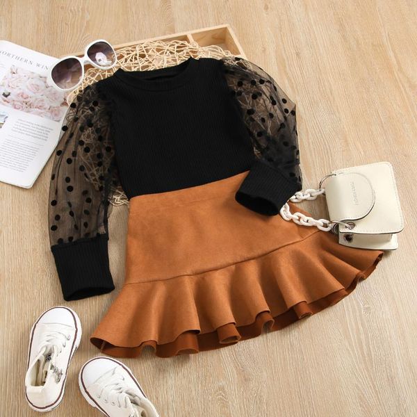 clothing sets 2pcs kids girls autumn casual outfits clothes mesh puff long sleeve knit ruffle pleated skirt children's set 2-7y, White
clothing sets 2pcs kids girls autumn casual outfits clothes mesh puff long sleeve knit ruffle pleated skirt children's set 2-7y, White