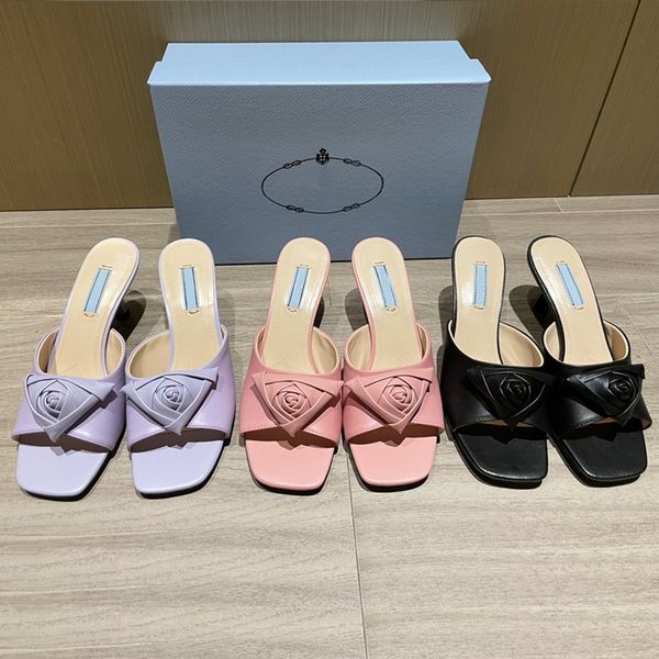 2021 luxury designer summer women sandals exquisite rose decoration square toe thin high heels slides slippers fashion party wedding ladies, Black
2021 luxury designer summer women sandals exquisite rose decoration square toe thin high heels slides slippers fashion party wedding ladies, Black