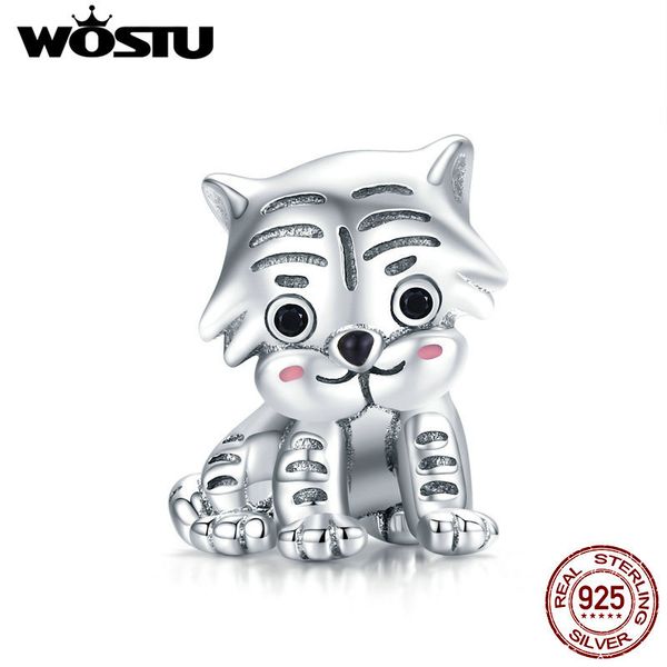 wostu authentic 925 sterling silver little tiger shape charm beads fit original women bracelet jewelry making q0531, Black
wostu authentic 925 sterling silver little tiger shape charm beads fit original women bracelet jewelry making q0531, Black