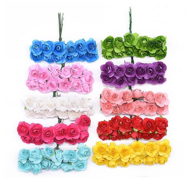 72/144pcs artificial flower mini cute paper rose handmade for wedding decoration diy wreath gift scrapbooking craft fak jllghq
72/144pcs artificial flower mini cute paper rose handmade for wedding decoration diy wreath gift scrapbooking craft fak jllghq