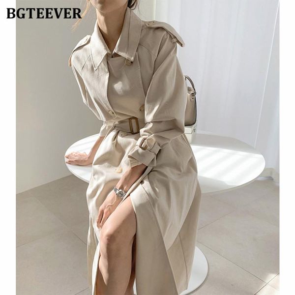 women's trench coats bgteever casual belted sashes loose women double breasted full sleeve female long overcoats 2021 autumn winter, Tan;black
women's trench coats bgteever casual belted sashes loose women double breasted full sleeve female long overcoats 2021 autumn winter, Tan;black