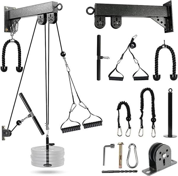 accessories pulley system gym cable machine 280lb lat pulldown attachments chest expansion training exercise and fitness home gyms
accessories pulley system gym cable machine 280lb lat pulldown attachments chest expansion training exercise and fitness home gyms