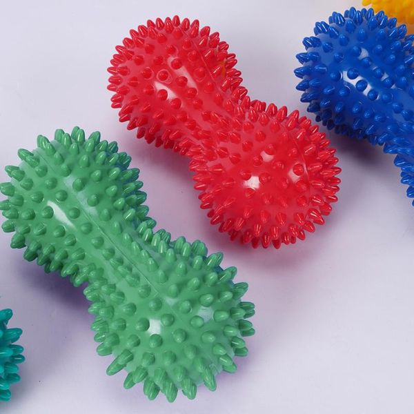peanut massage ball spiky ball muscle relaxation fascia lacrosse fitness balls