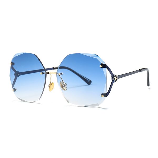 23078 irregular large frame cut edge sunglasses women's new gradient sunglasses street sunglasses, White;black
23078 irregular large frame cut edge sunglasses women's new gradient sunglasses street sunglasses, White;black