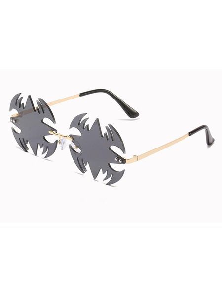 sunglasses fashion punk personality men women gradient colorful lenses rimless sun glasses metal frame party eyewear uv400, White;black
sunglasses fashion punk personality men women gradient colorful lenses rimless sun glasses metal frame party eyewear uv400, White;black