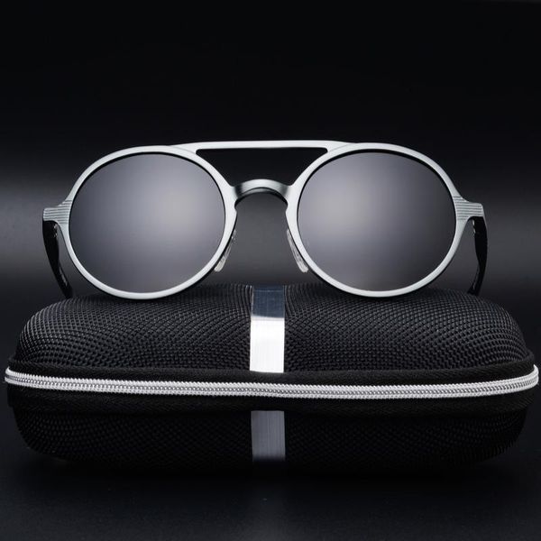 wholesale- round metal polarized sunglasses female male steampunk glasses for sun men women retro uv oculos uealx, White;black
wholesale- round metal polarized sunglasses female male steampunk glasses for sun men women retro uv oculos uealx, White;black