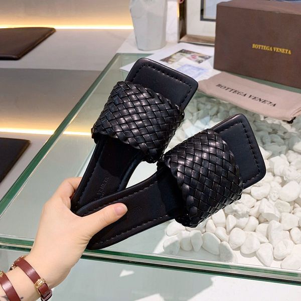 soft bottom woven slippers women's wear hand woven 2021 summer new style out fashion one word sandals flat sandals zlh, Black
soft bottom woven slippers women's wear hand woven 2021 summer new style out fashion one word sandals flat sandals zlh, Black