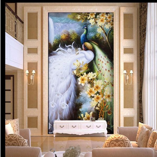 wallpapers drop custom 3d wallpaper oil painting peacock figure magnolia white home hallway decoration mural
wallpapers drop custom 3d wallpaper oil painting peacock figure magnolia white home hallway decoration mural