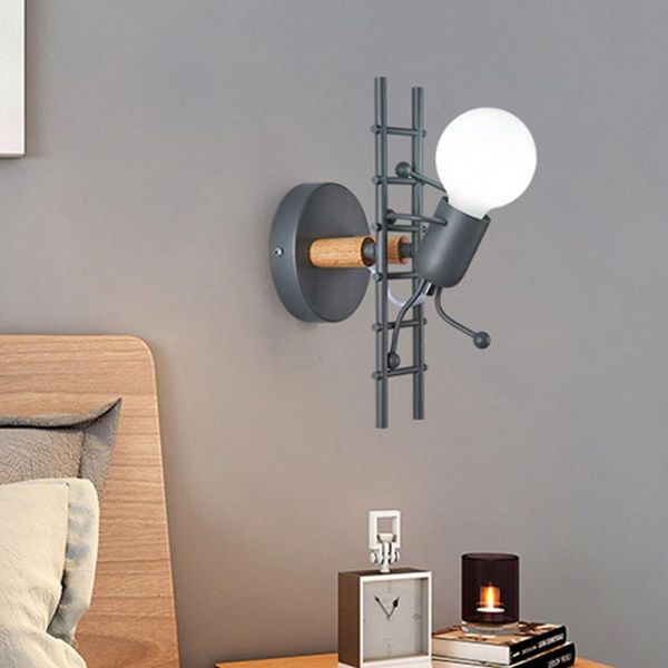 wall lamp e27 cartoon little man led bedroom bedside sconce light iron robot bar cafe kitchen island step aisle
wall lamp e27 cartoon little man led bedroom bedside sconce light iron robot bar cafe kitchen island step aisle