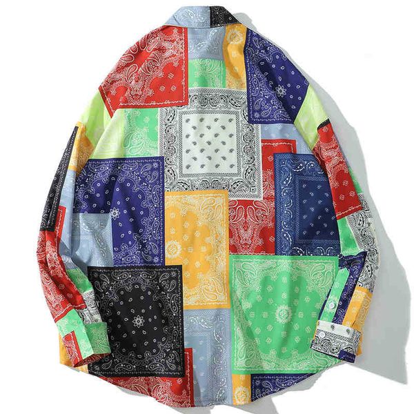 men's polos polos bandana color block print long sleeve hawaiian beach tees shirts streetwear harajuku hip hop casual shirt pzwl, White;black
men's polos polos bandana color block print long sleeve hawaiian beach tees shirts streetwear harajuku hip hop casual shirt pzwl, White;black