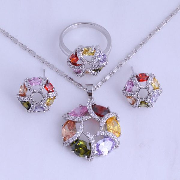 earrings & necklace love monologue multicolor imitation garnet/crystal jewelry sets for women ring size 6 / 7 8 9 h0289, Silver
earrings & necklace love monologue multicolor imitation garnet/crystal jewelry sets for women ring size 6 / 7 8 9 h0289, Silver