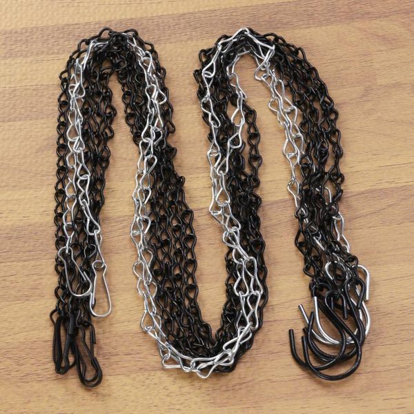 4pcs 8 shape hanging iron chain for bird feeders planters lanterns birdbaths flower basket (black 90cm)
4pcs 8 shape hanging iron chain for bird feeders planters lanterns birdbaths flower basket (black 90cm)