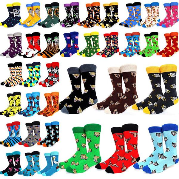men's socks 6 pairs men cotton casual personality design funny hip hop streetwear happy for big size 600 colors, Black
men's socks 6 pairs men cotton casual personality design funny hip hop streetwear happy for big size 600 colors, Black