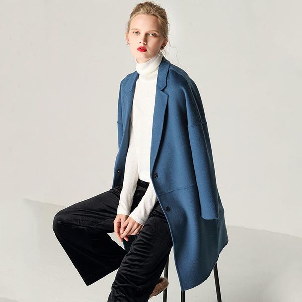 women's trench coats hodisytian handmade luxury women coat wool elegant single breasted long blends solid cashmere woolen overcoat, Tan;black
women's trench coats hodisytian handmade luxury women coat wool elegant single breasted long blends solid cashmere woolen overcoat, Tan;black