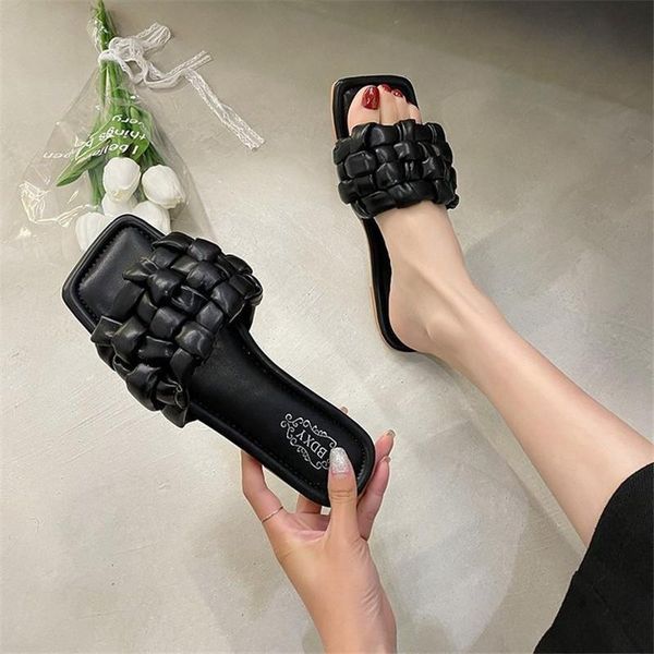 slippers monmoira weave slipper plus size square toe women flat 2021 summer beach casual slide shoes, Black
slippers monmoira weave slipper plus size square toe women flat 2021 summer beach casual slide shoes, Black