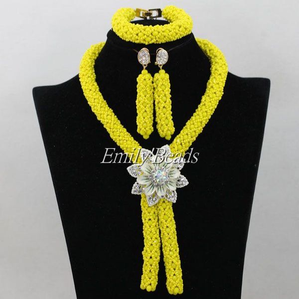 earrings & necklace yellow nigerian costume jewelry set african crystal beads jewellry sest wedding bridal christmas aij511, Silver
earrings & necklace yellow nigerian costume jewelry set african crystal beads jewellry sest wedding bridal christmas aij511, Silver