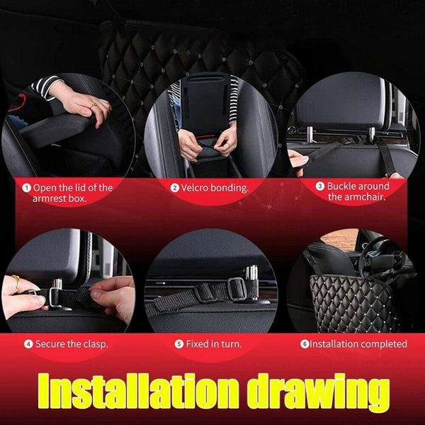 car organizer diamond seat handbag holder hanging leather storage accessories bag high quality
car organizer diamond seat handbag holder hanging leather storage accessories bag high quality