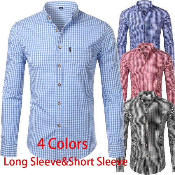 small plaid shirt men spring long sleeve 100% cotton mens dress shirts casual button down chemise homme camisa masculina 4xl 210721, White;black
small plaid shirt men spring long sleeve 100% cotton mens dress shirts casual button down chemise homme camisa masculina 4xl 210721, White;black