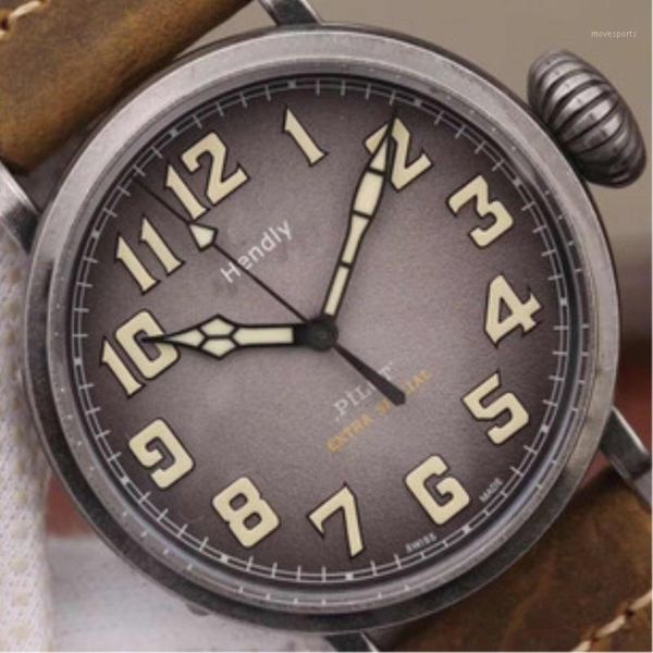 luxury retro chronograph men's watch sapphire luminous calendar men military business sports rubber band male clock wristwatches, Slivery;brown
luxury retro chronograph men's watch sapphire luminous calendar men military business sports rubber band male clock wristwatches, Slivery;brown