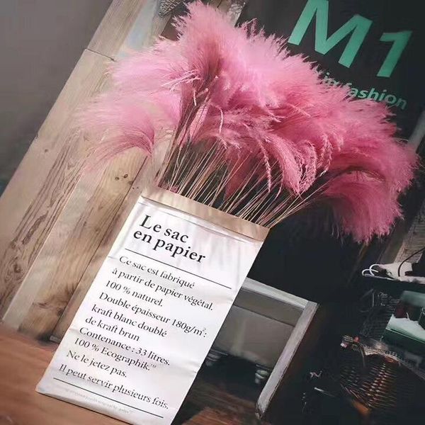 decorative flowers & wreaths 30pcs wedding decoration pink white pampas grass dried natural phragmites home decor bouquet 
decorative flowers & wreaths 30pcs wedding decoration pink white pampas grass dried natural phragmites home decor bouquet