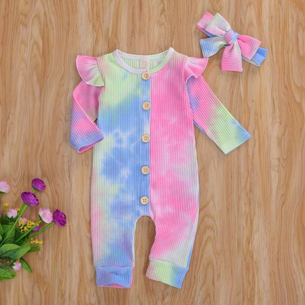 jumpsuits baby & children's born girls tie-dye one piece jumpsuit long sleeve ruffles romper overalls+headband set, Blue
jumpsuits baby & children's born girls tie-dye one piece jumpsuit long sleeve ruffles romper overalls+headband set, Blue