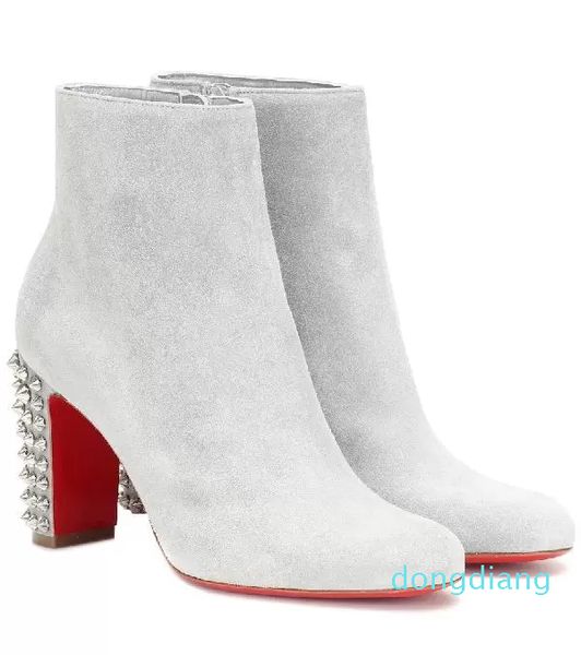 designer-winter elegant brand suzi folk ankle boots, lady red bottom boot women spikes chunky heels fashion booties white black grey
designer-winter elegant brand suzi folk ankle boots, lady red bottom boot women spikes chunky heels fashion booties white black grey