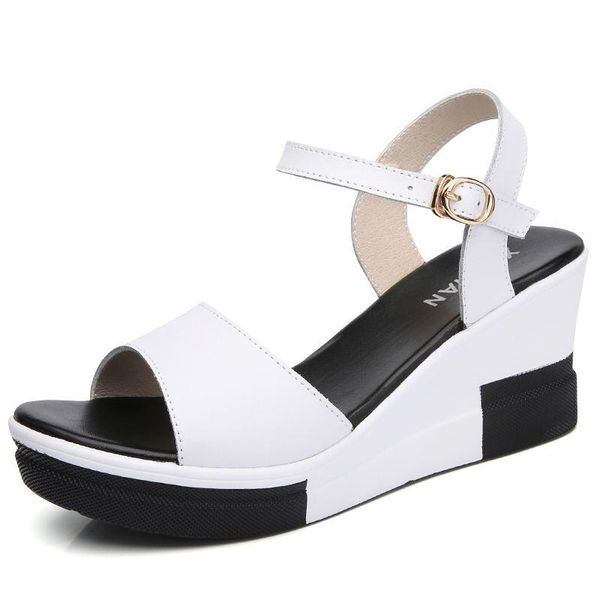 miubu summer korean muffin fish head women sandals with platform sandals wild simple shoes shook with students in, Black
miubu summer korean muffin fish head women sandals with platform sandals wild simple shoes shook with students in, Black