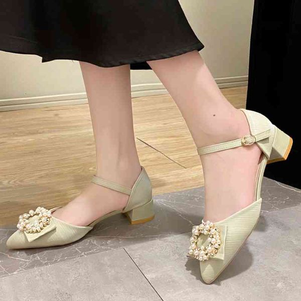 slippers fashion pearl flower thick heel pumps women pointed toe strap square s high shoes woman elegant party 3zuh, Black
slippers fashion pearl flower thick heel pumps women pointed toe strap square s high shoes woman elegant party 3zuh, Black