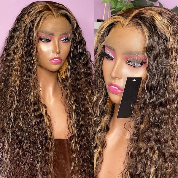 lace wigs honey blonde highlight curly wig front human hair 180% ombre t part for black women pre plucked, Black;brown
lace wigs honey blonde highlight curly wig front human hair 180% ombre t part for black women pre plucked, Black;brown