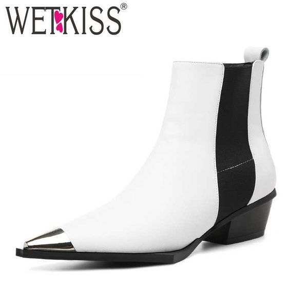 wetkiss autumn thick high heels women ankle boots pointed toe footwear female boots genuine leather shoes woman black 210630
wetkiss autumn thick high heels women ankle boots pointed toe footwear female boots genuine leather shoes woman black 210630