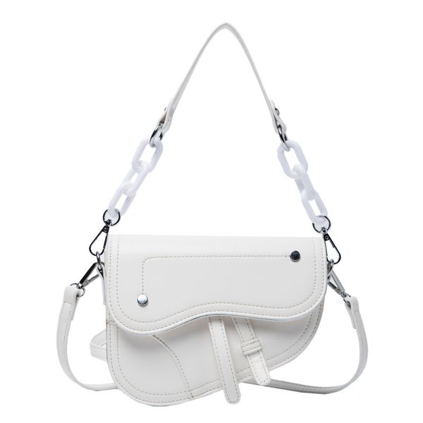 women fashion evening bags saddle style quality pu cover style chains handle shoulder crossbody bag
women fashion evening bags saddle style quality pu cover style chains handle shoulder crossbody bag