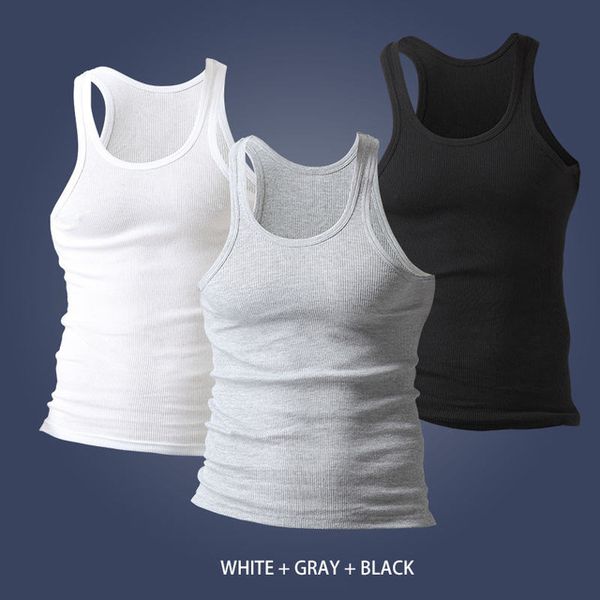 3pcs/lot cotton cotton tank men summer male sleeveless vest underwear breathable flexible casual gilet brand white sell, White;black
3pcs/lot cotton cotton tank men summer male sleeveless vest underwear breathable flexible casual gilet brand white sell, White;black