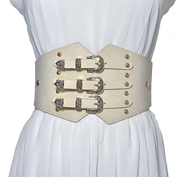 belts american ladies fashion elastic waist belt retro pattern buckle catwalk imitation leather wide, Black;brown
belts american ladies fashion elastic waist belt retro pattern buckle catwalk imitation leather wide, Black;brown